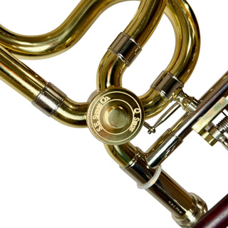 S.E. Shires Q30GR Q Series Tenor Trombone Gold Brass Bell Rotary Valve