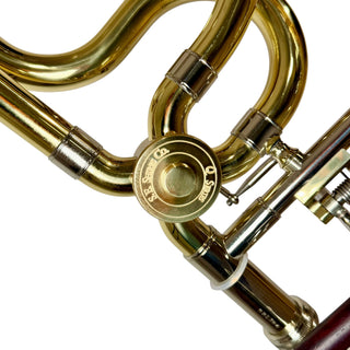 S.E. Shires Q30GR Q Series Tenor Trombone Gold Brass Bell Rotary Valve