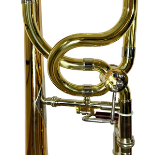 S.E. Shires Q30GR Q Series Tenor Trombone Gold Brass Bell Rotary Valve