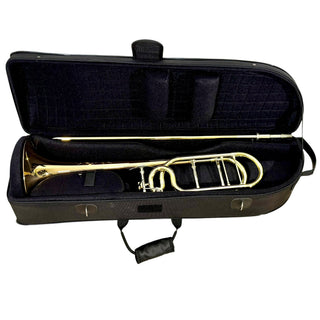 S.E. Shires Q30GR Q Series Tenor Trombone Gold Brass Bell Rotary Valve