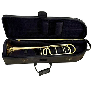 S.E. Shires Q30GR Q Series Tenor Trombone Gold Brass Bell Rotary Valve