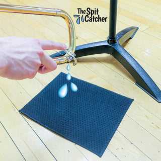 The Original Spit Catcher for all Brass Instrumentalists