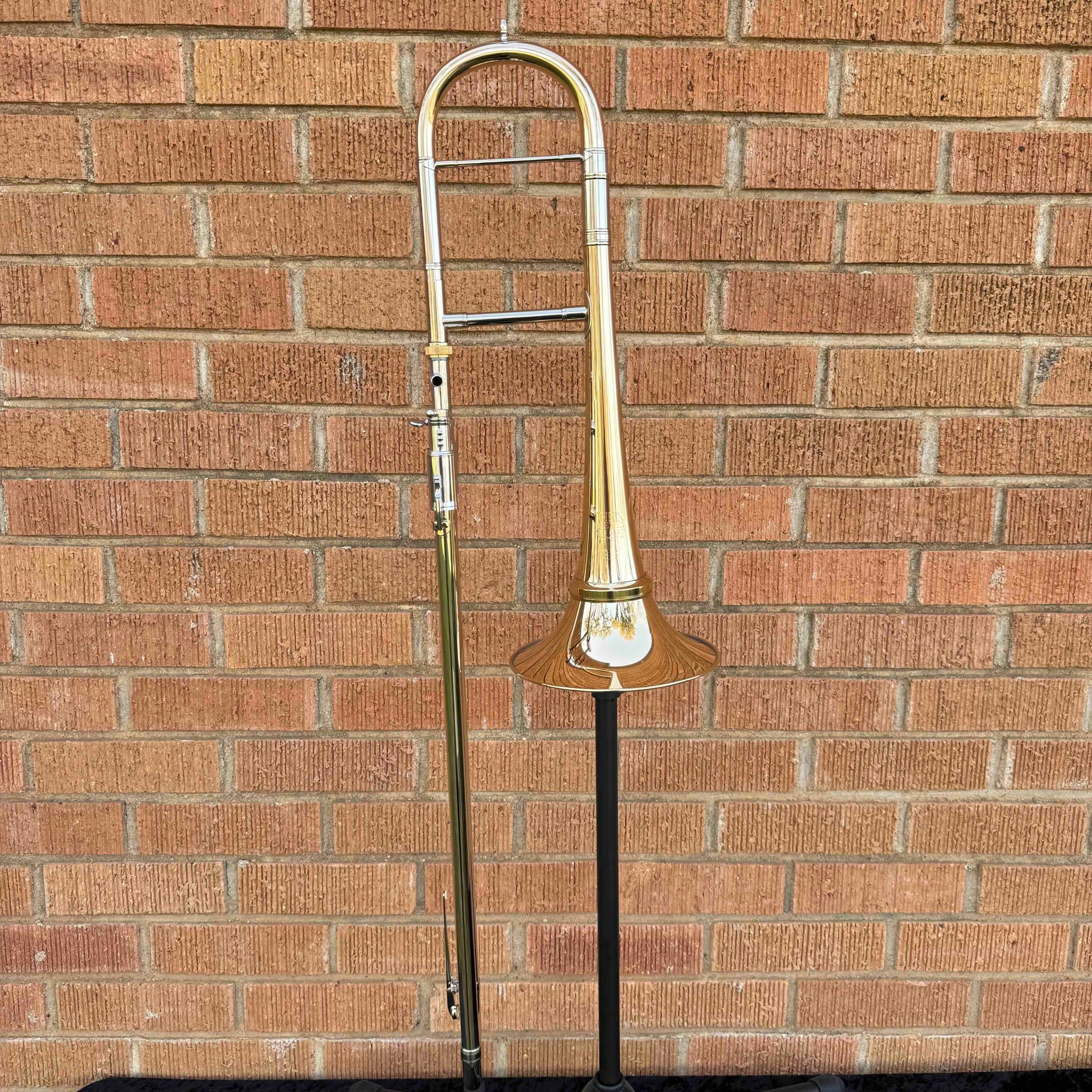 Thein New York Eb - Alto Trombone - Gold Brass Cut Bell Lacquered