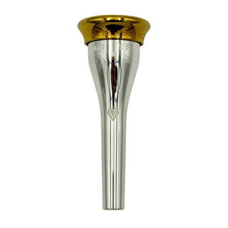 Verus 72 - French Horn Two-Piece Mouthpiece Underpart - Brushed Raw Brass