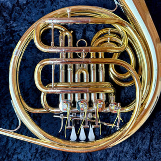 Verus C - F/Bb Double French Horn - Yellow Brass - Detachable Bell - Unlacquered Finish