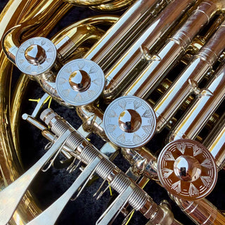 Verus C - F/Bb Double French Horn - Yellow Brass - Detachable Bell - Unlacquered Finish