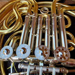 Verus C - F/Bb Double French Horn - Yellow Brass - Detachable Bell - Unlacquered Finish