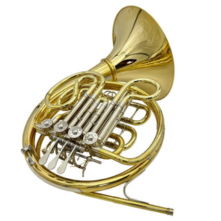 Verus C - F/Bb Double French Horn - Yellow Brass - Detachable Bell - Unlacquered Finish