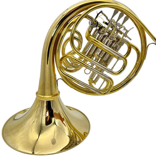 Verus C - F/Bb Double French Horn - Yellow Brass - Detachable Bell - Unlacquered Finish