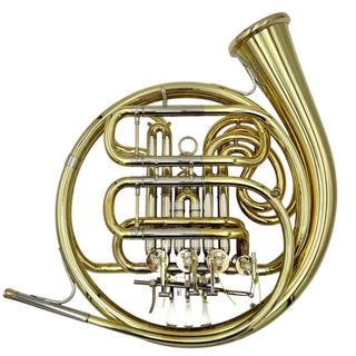 Verus Chicago - F/Bb Double French Horn - Yellow Brass - Detachable Bell - Unlacquered Finish