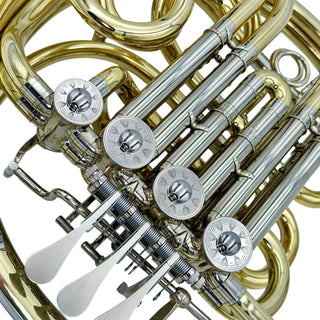 Verus Chicago - F/Bb Double French Horn - Yellow Brass - Detachable Bell - Unlacquered Finish