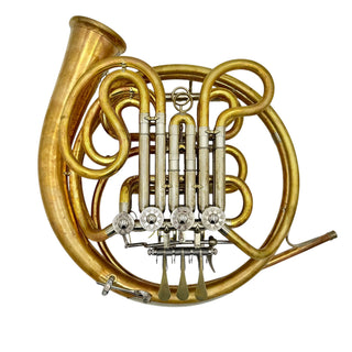 Verus KX - F/Bb Double French Horn - Yellow Brass - Detachable Bell - Unlacquered Finish - Serial #: 2262 (Pre-Owned)
