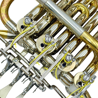 Verus KX - F/Bb Double French Horn - Yellow Brass - Detachable Bell - Unlacquered Finish - Serial #: 2262 (Pre-Owned)