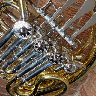 Verus K - F/Bb Double French Horn - Yellow Brass - Detachable Bell - Unlacquered Finish