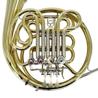 Verus K - F/Bb Double French Horn - Yellow Brass - Detachable Bell - Unlacquered Finish