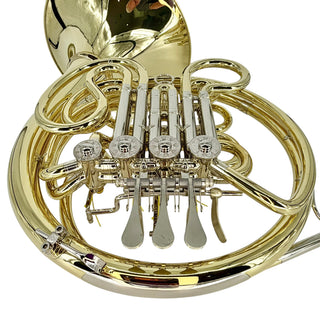 Verus K - F/Bb Double French Horn - Yellow Brass - Detachable Bell - Unlacquered Finish