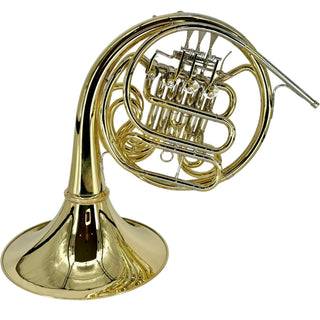 Verus K - F/Bb Double French Horn - Yellow Brass - Detachable Bell - Unlacquered Finish