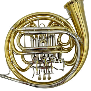 Verus V - F/Bb Double French Horn - Yellow Brass - Detachable Bell - Lacquered Finish - Serial #: 2222-BH (Pre-Owned)