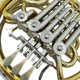 Verus V - F/Bb Double French Horn - Yellow Brass - Detachable Bell - Lacquered Finish - Serial #: 2222-BH (Pre-Owned)