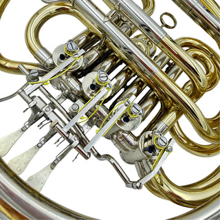 Verus V - F/Bb Double French Horn - Yellow Brass - Detachable Bell - Lacquered Finish - Serial #: 2222-BH (Pre-Owned)