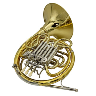 Verus V - F/Bb Double French Horn - Yellow Brass - Detachable Bell - Lacquered Finish - Serial #: 2222-BH (Pre-Owned)