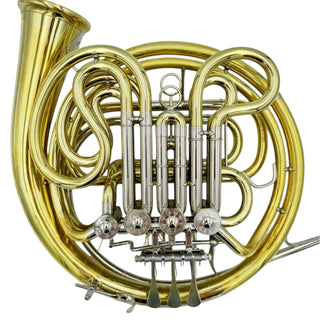 Verus V - F/Bb Double French Horn - Yellow Brass - Detachable Bell - Lacquered Finish - Serial #: 2222-BH (Pre-Owned)