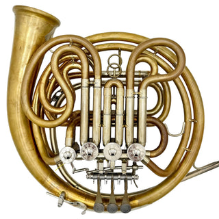 Verus V - F/Bb Double French Horn - Yellow Brass - Detachable Bell - Unlacquered Finish - Serial #: 2248-CD (Pre-Owned)