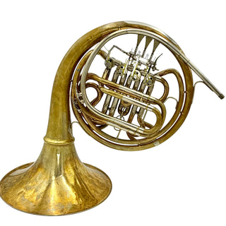 Verus V - F/Bb Double French Horn - Yellow Brass - Detachable Bell - Unlacquered Finish - Serial #: 2248-CD (Pre-Owned)