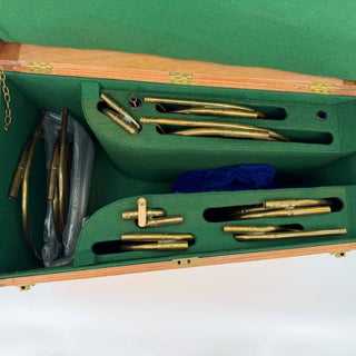 Webb-Halstead Natural Horn - Franz Stohr Style - 10 Crooks and Couplers - Yellow Brass  - Unlacquered Finish - Serial #: 596-98 (Pre-Owned)