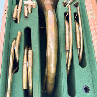 Webb-Halstead Natural Horn - Franz Stohr Style - 10 Crooks and Couplers - Yellow Brass  - Unlacquered Finish - Serial #: 596-98 (Pre-Owned)