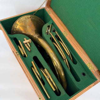 Webb-Halstead Natural Horn - Franz Stohr Style - 10 Crooks and Couplers - Yellow Brass  - Unlacquered Finish - Serial #: 596-98 (Pre-Owned)