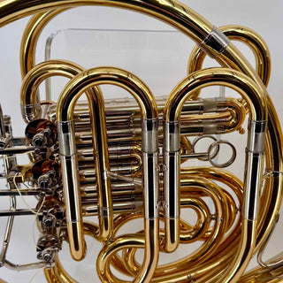 XO 1650D - F/Bb Double French Horn - Detachable Bell - Lacquered Finish - Serial #: DC05779 (Demo)
