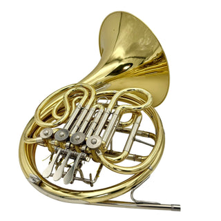 Yamaha YHR-567 - F/Bb Double French Horn - Yellow Brass - Fixed Bell - Lacquered Finish - Serial #: 013962 (Pre-Owned)