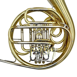 Yamaha YHR-567 - F/Bb Double French Horn - Yellow Brass - Fixed Bell - Lacquered Finish - Serial #: 013962 (Pre-Owned)
