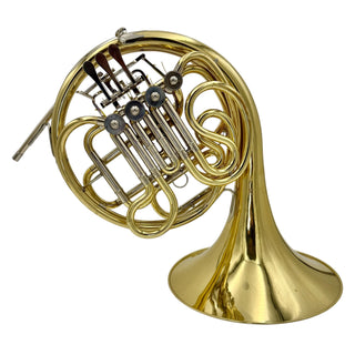 Yamaha YHR-567 - F/Bb Double French Horn - Yellow Brass - Fixed Bell - Lacquered Finish - Serial #: 013962 (Pre-Owned)