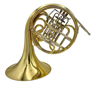Yamaha YHR-567 - F/Bb Double French Horn - Yellow Brass - Fixed Bell - Lacquered Finish - Serial #: 013962 (Pre-Owned)