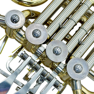 Yamaha YHR-567 - F/Bb Double French Horn - Yellow Brass - Fixed Bell - Lacquered Finish - Serial #: 013962 (Pre-Owned)