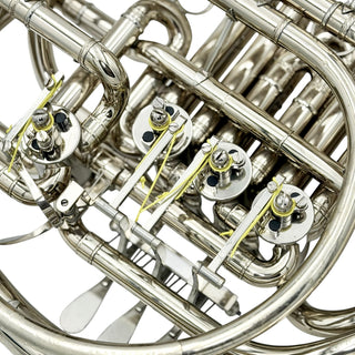 Yamaha YHR-668N - F/Bb Double French Horn - Nickel-Silver - Fixed Bell - Lacquered Finish - Serial #: 001991 (Pre-Owned)