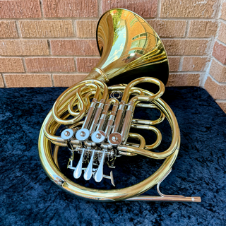 Yamaha YHR-671DU - F/Bb Double French Horn - Yellow Brass - Detachable Bell - Unlacquered Finish