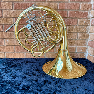 Yamaha YHR-671DU - F/Bb Double French Horn - Yellow Brass - Detachable Bell - Unlacquered Finish