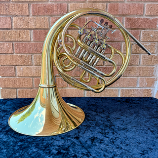 Yamaha YHR-671DU - F/Bb Double French Horn - Yellow Brass - Detachable Bell - Unlacquered Finish