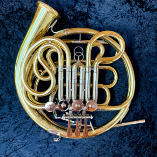 Yamaha YHR-671DU - F/Bb Double French Horn - Yellow Brass - Detachable Bell - Unlacquered Finish