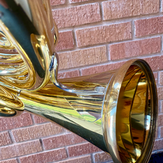 Yamaha YHR-671DU - F/Bb Double French Horn - Yellow Brass - Detachable Bell - Unlacquered Finish
