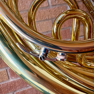 Yamaha YHR-671DU - F/Bb Double French Horn - Yellow Brass - Detachable Bell - Unlacquered Finish
