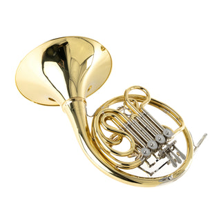 Yamaha YHR-671DU - F/Bb Double French Horn - Yellow Brass - Detachable Bell - Unlacquered Finish