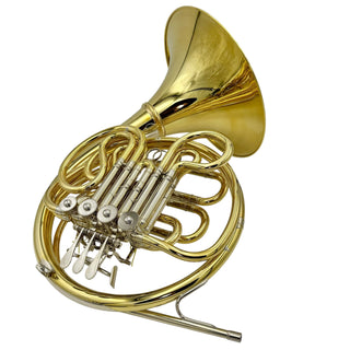 Yamaha YHR-671DU - F/Bb Double French Horn - Yellow Brass - Detachable Bell - Unlacquered Finish