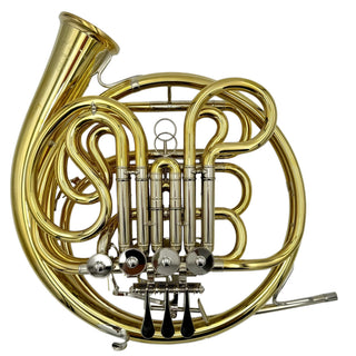 Yamaha YHR-671DU - F/Bb Double French Horn - Yellow Brass - Detachable Bell - Unlacquered Finish