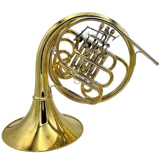 Yamaha YHR-671DU - F/Bb Double French Horn - Yellow Brass - Detachable Bell - Unlacquered Finish