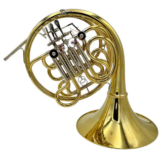 Yamaha YHR-671DU - F/Bb Double French Horn - Yellow Brass - Detachable Bell - Unlacquered Finish