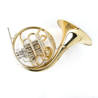 Yamaha YHR-671D - F/Bb Double French Horn - Yellow Brass - Detachable Bell - Lacquered Finish
